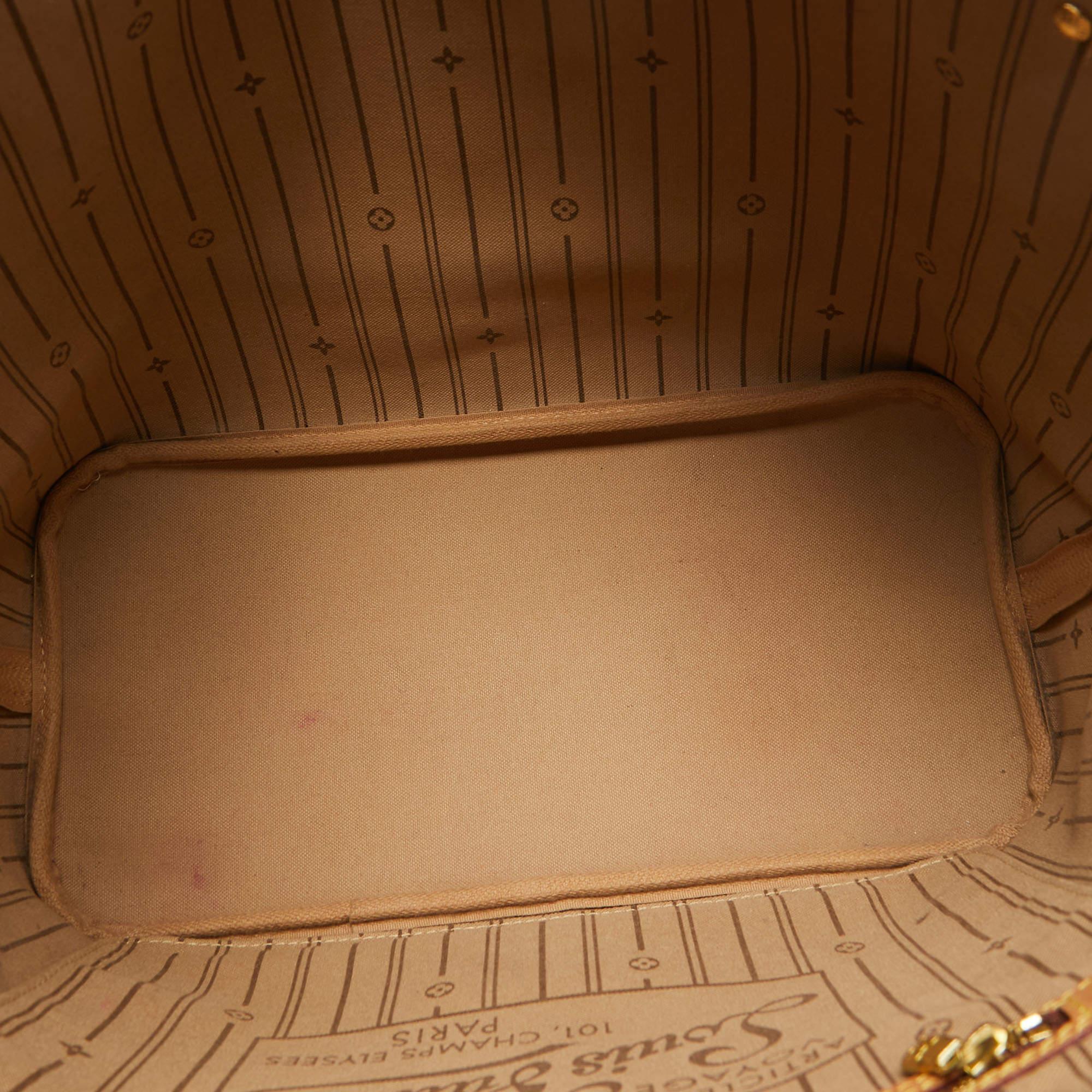 Louis Vuitton Monogram Canvas Neverfull MM Tasche im Angebot 3