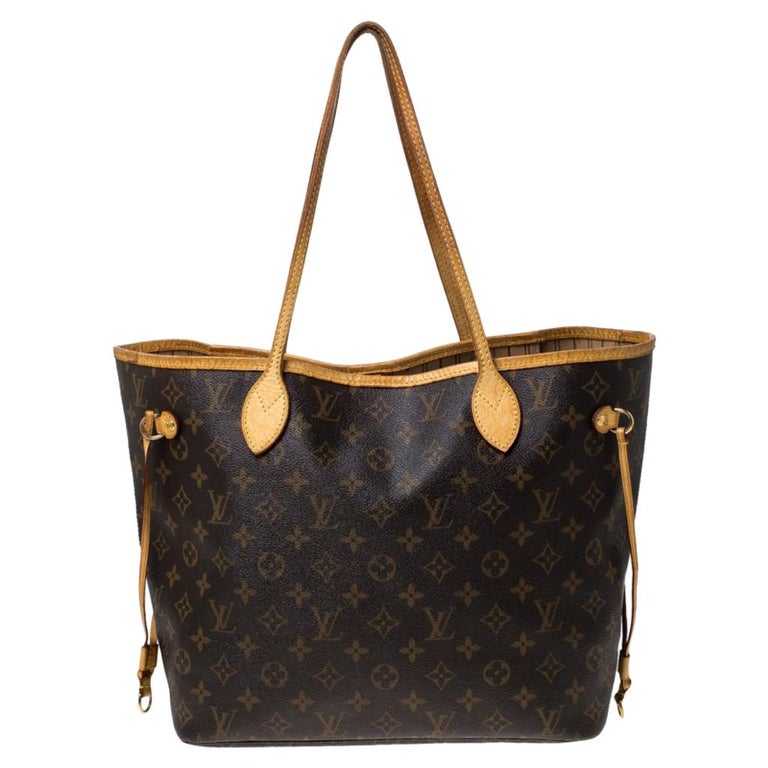 Louis Vuitton Monogram Canvas Neverfull MM Bag For Sale at 1stdibs