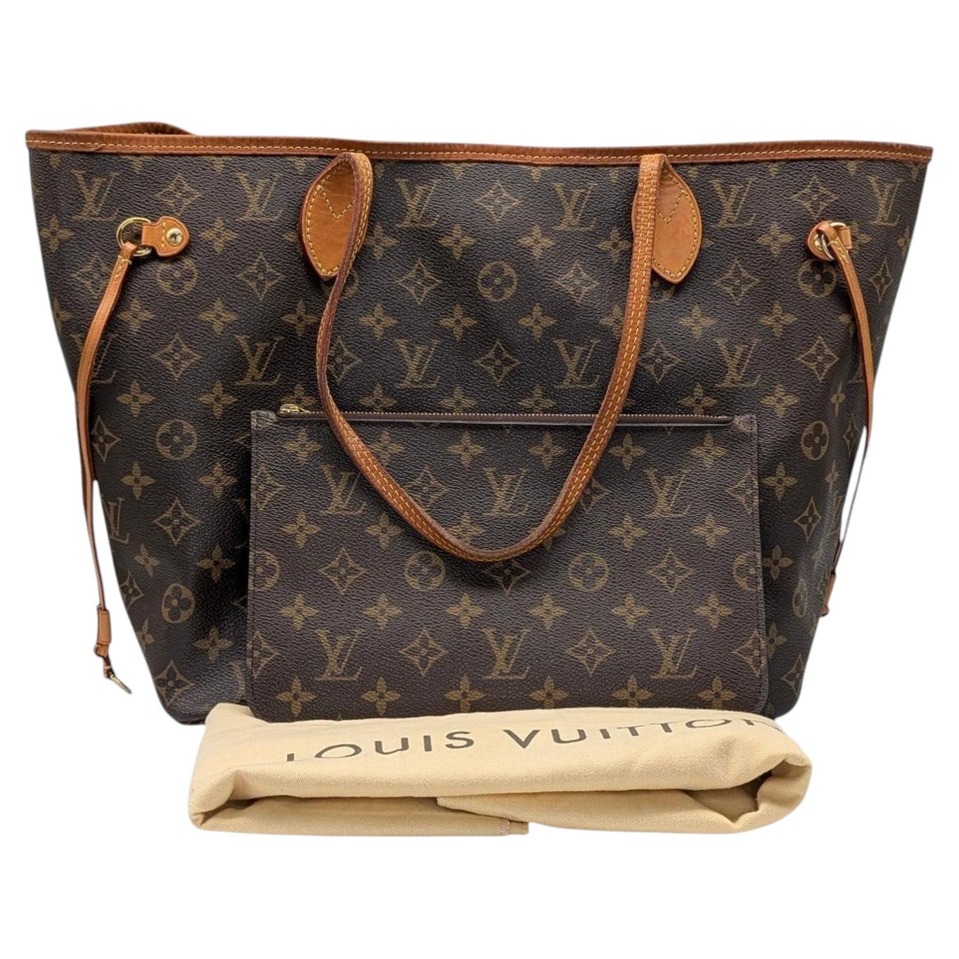 Louis Vuitton Monogram Canvas Neverfull MM Tragetasche & Beutel im Angebot