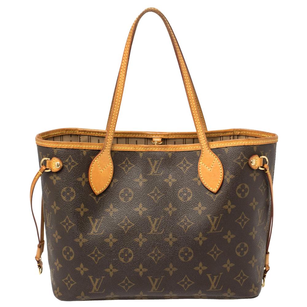 Louis Vuitton Monogram Canvas Neverfull PM Bag