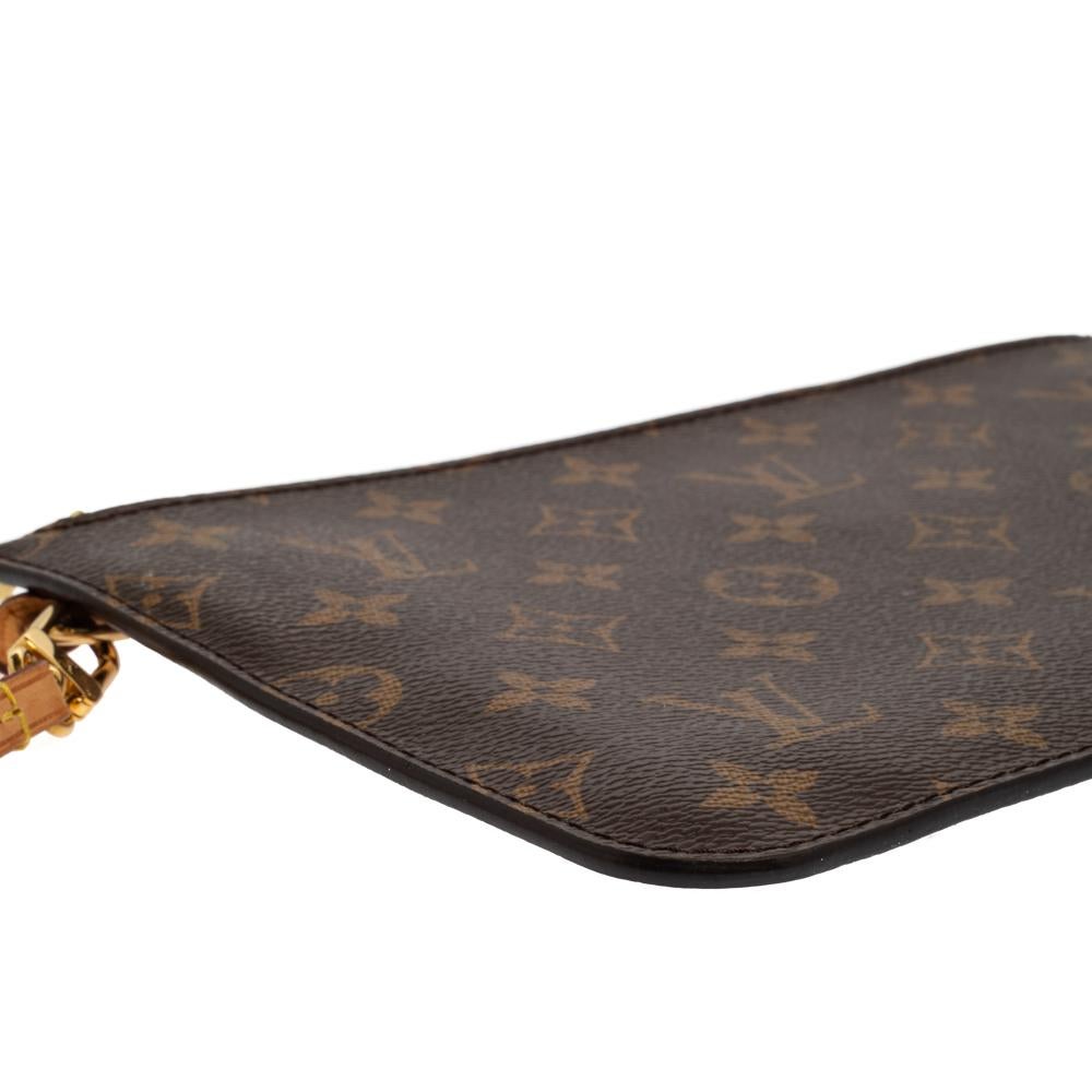 Louis Vuitton Monogram Canvas Neverfull Pochette NM Clutch 5