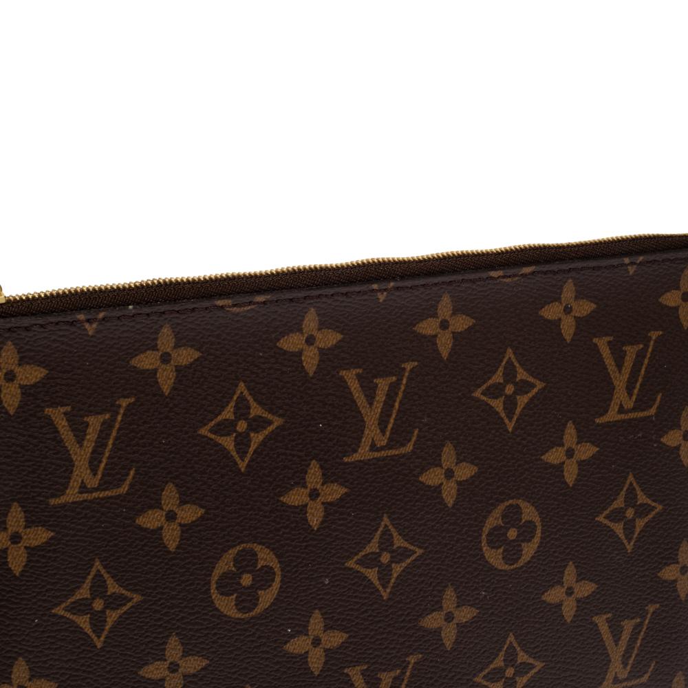 Louis Vuitton Monogram Canvas Neverfull Pochette NM Clutch 3