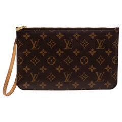 Louis Vuitton Monogram Canvas Neverfull Pochette NM Clutch