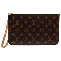 Louis Vuitton Monogram Canvas Neverfull Pochette NM Clutch