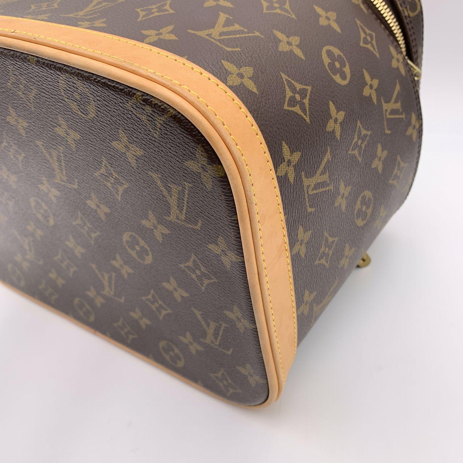 Louis Vuitton Monogram Canvas Nice Train Case Beauty Bag Handbag 3