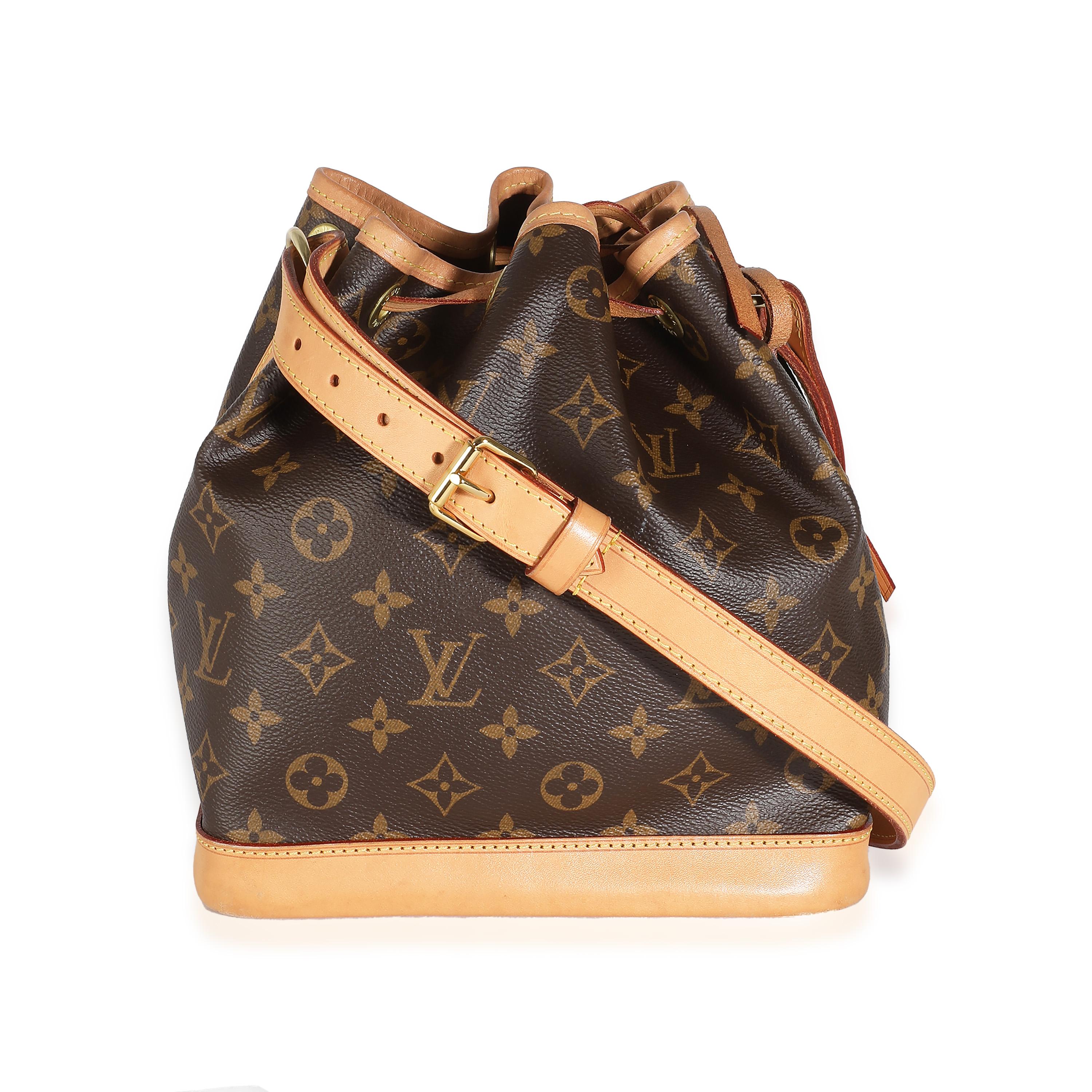 Listing Title: Louis Vuitton Monogram Canvas Noe BB
SKU: 143083
MSRP: 1730.00 USD
Condition: Pre-owned 
Handbag Condition: Very Good
Condition Comments: Item is in very good condition with minor signs of wear. Patina along leather.  Marks along base