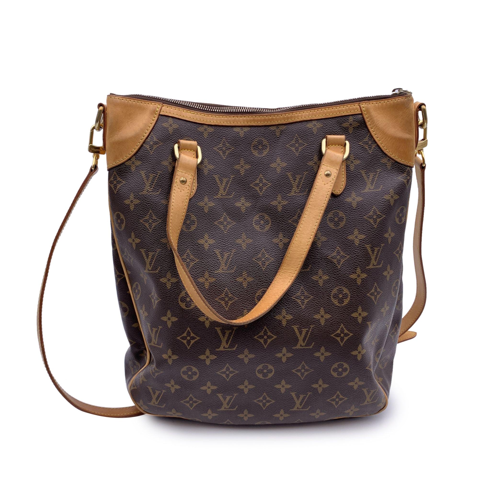 Black Louis Vuitton Monogram Canvas Odeon GM Tote Shoulder Bag