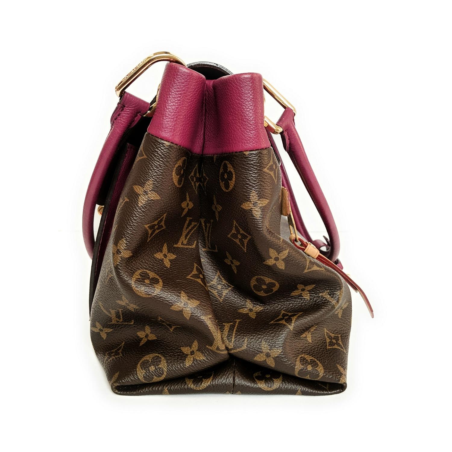 Olympe MM Tragetasche aus Segeltuch mit Monogramm von Louis Vuitton 1