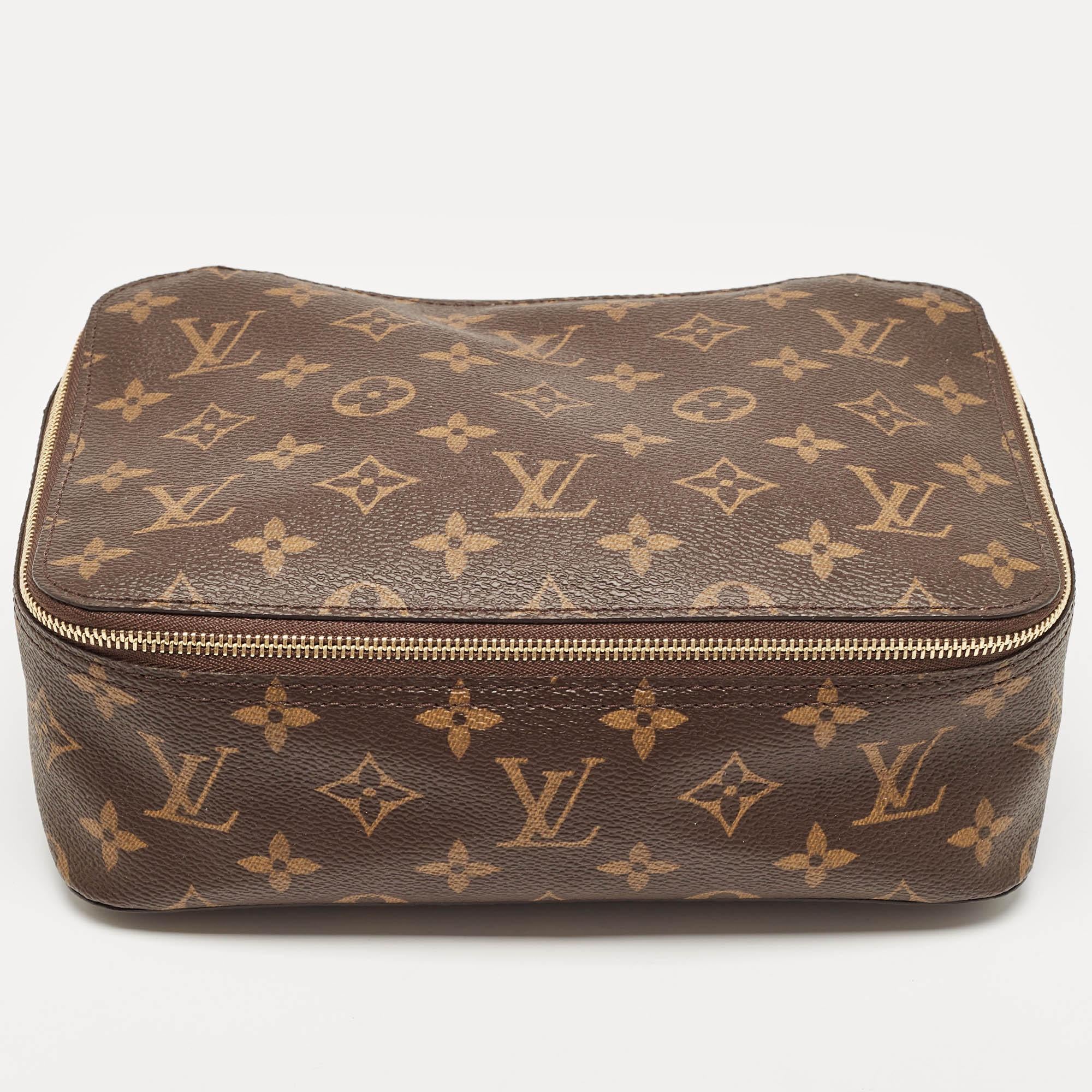 Louis Vuitton Monogram Canvas Würfelpackung Koffer Damen im Angebot