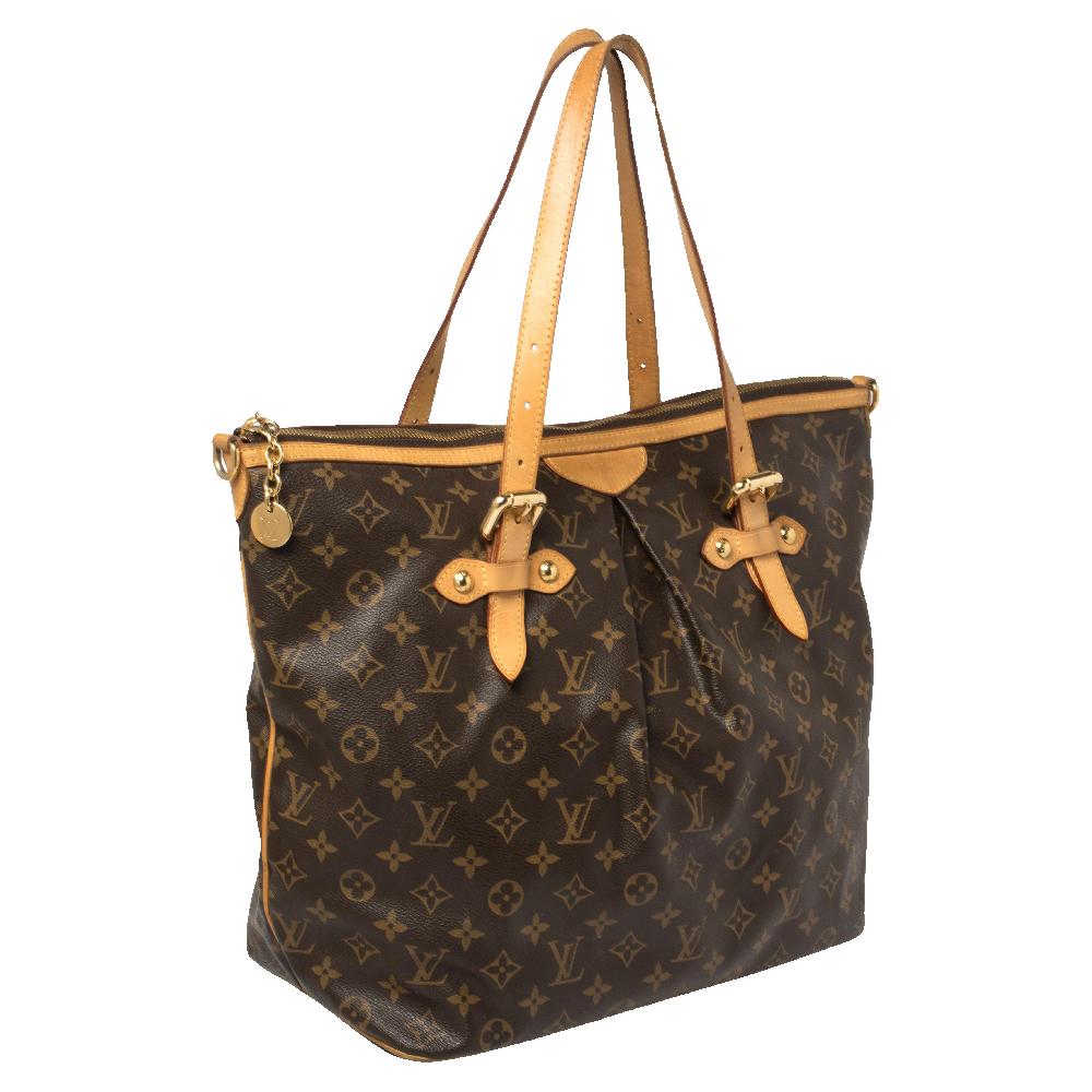 Nero Borsa Louis Vuitton Monogram in tela Palermo GM