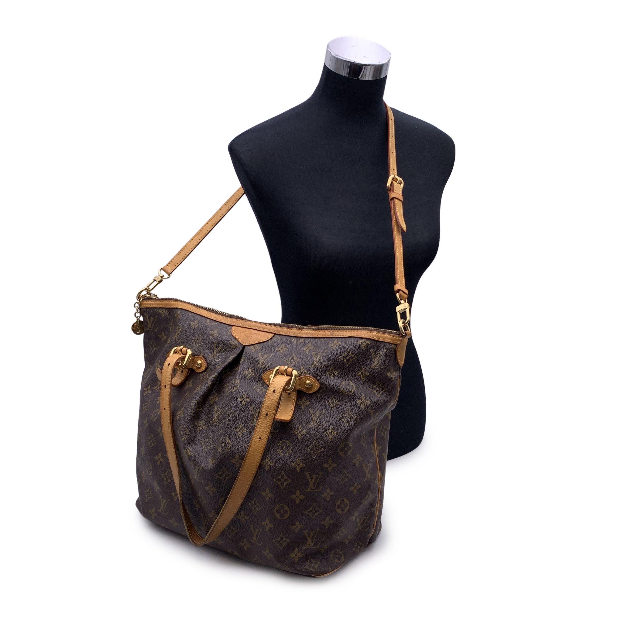Black Louis Vuitton Monogram Canvas Palermo GM Tote Bag with Strap For Sale