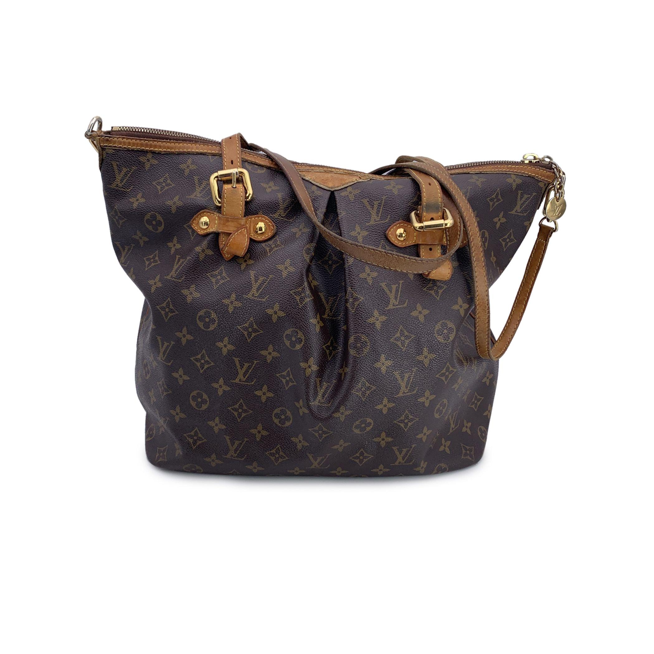Black Louis Vuitton Monogram Canvas Palermo GM Tote Bag with Strap For Sale