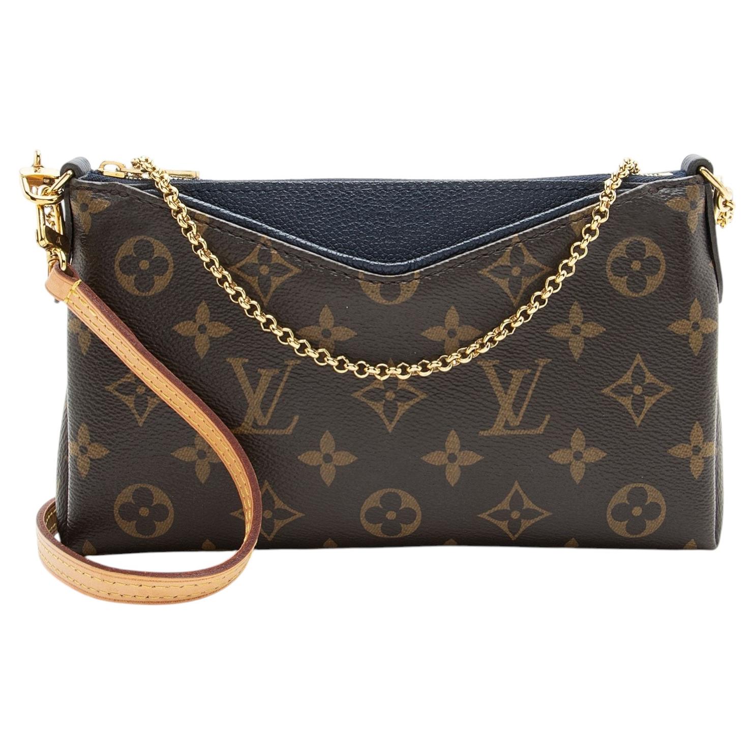 Louis Vuitton Monogram Canvas Pallas Clutch For Sale