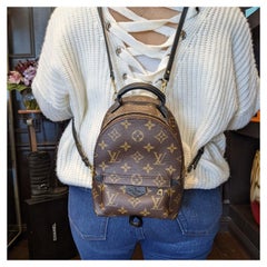 Zaino Louis Vuitton Monogram Canvas Palm Springs Mini