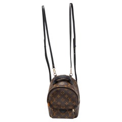 Louis Vuitton Palm Springs Mini-Rucksack aus Segeltuch mit Monogramm und Monogramm