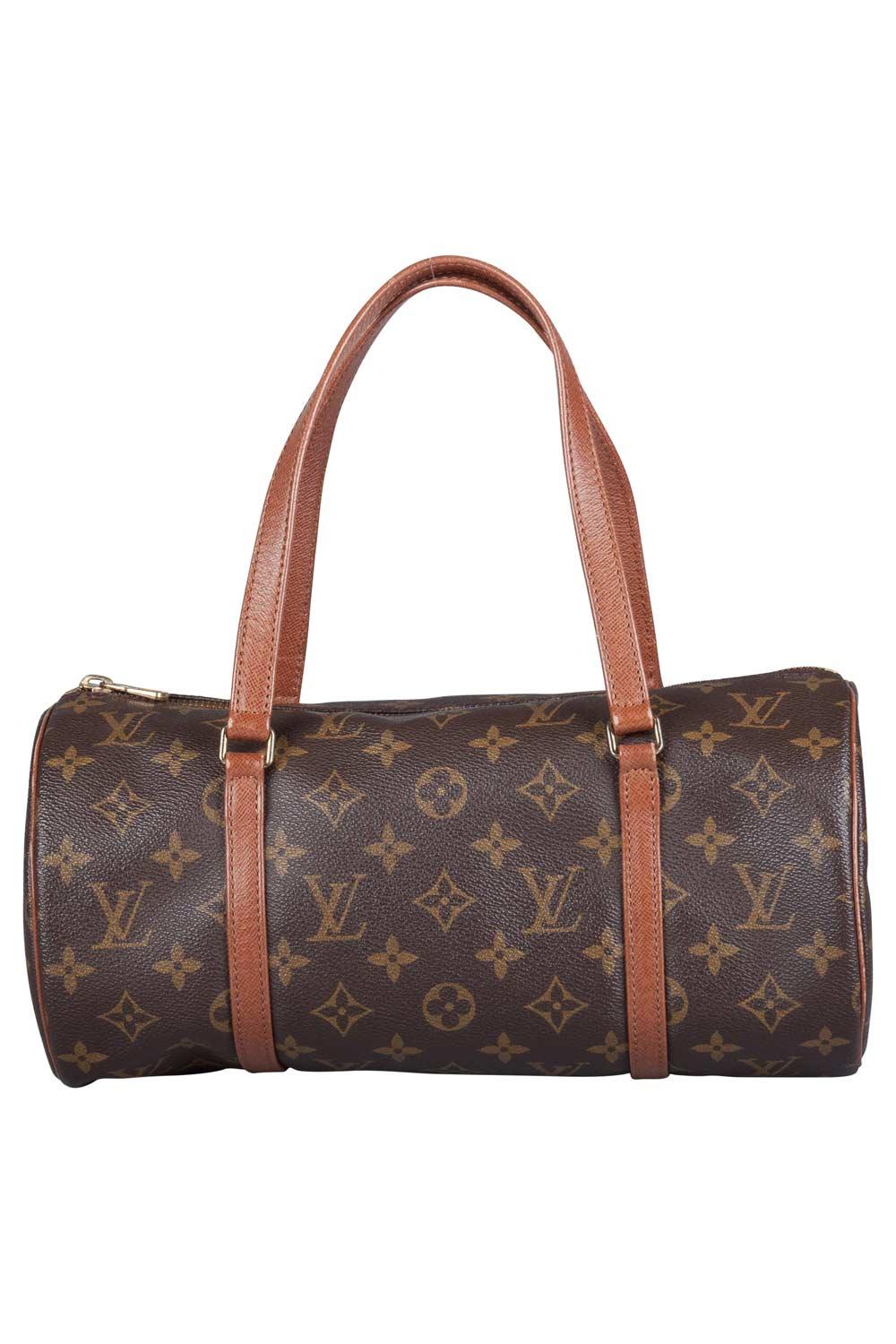 Another classic from the house of Louis Vuitton is this beautiful Papillon. The bag is made from monogram canvas, lending it the signature touch. The top zip closure opens to a roomy leather-lined interior that will safely keep your belongings and