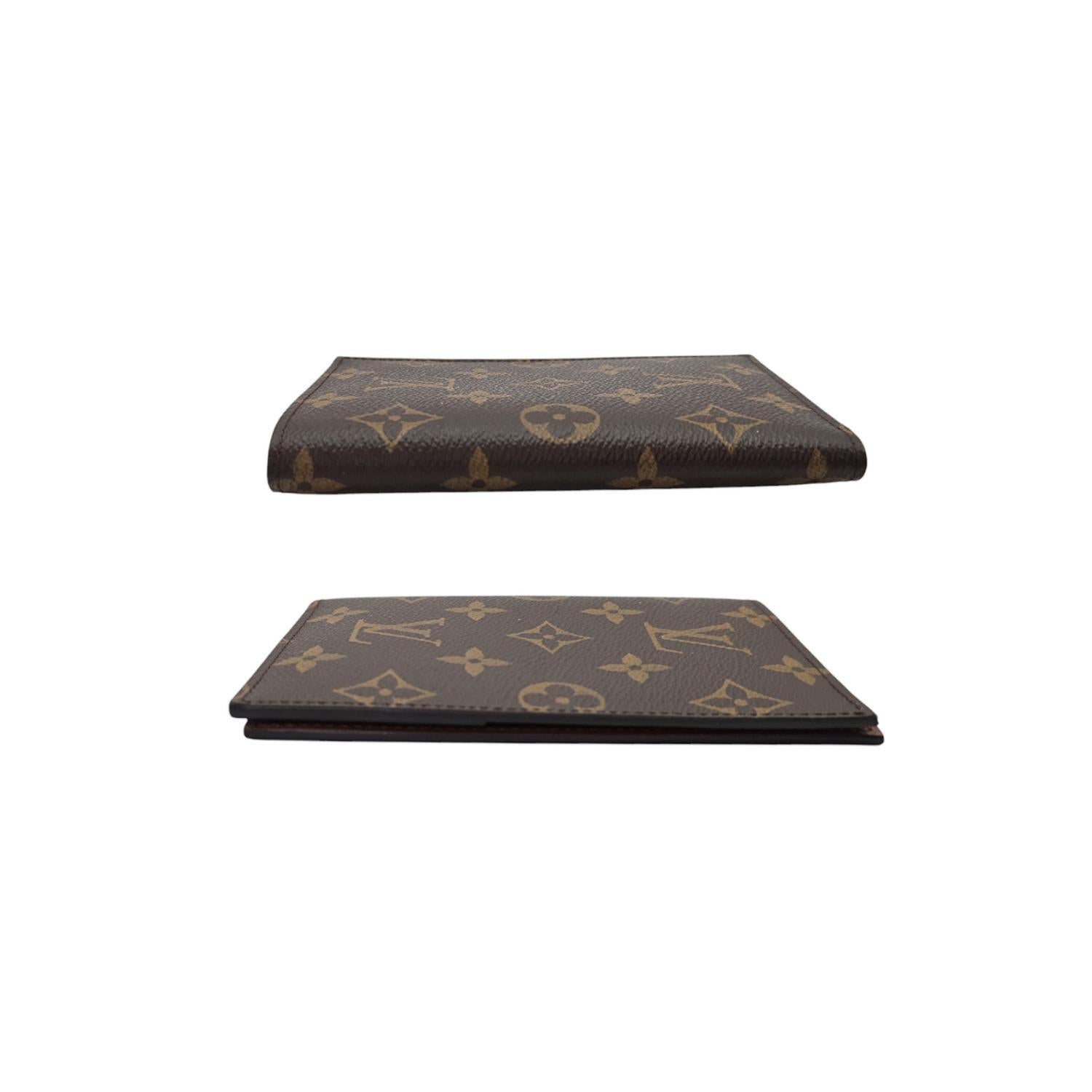 Funda de pasaporte de lona con monograma Louis Vuitton en Excelente estado para la venta en Scottsdale, AZ