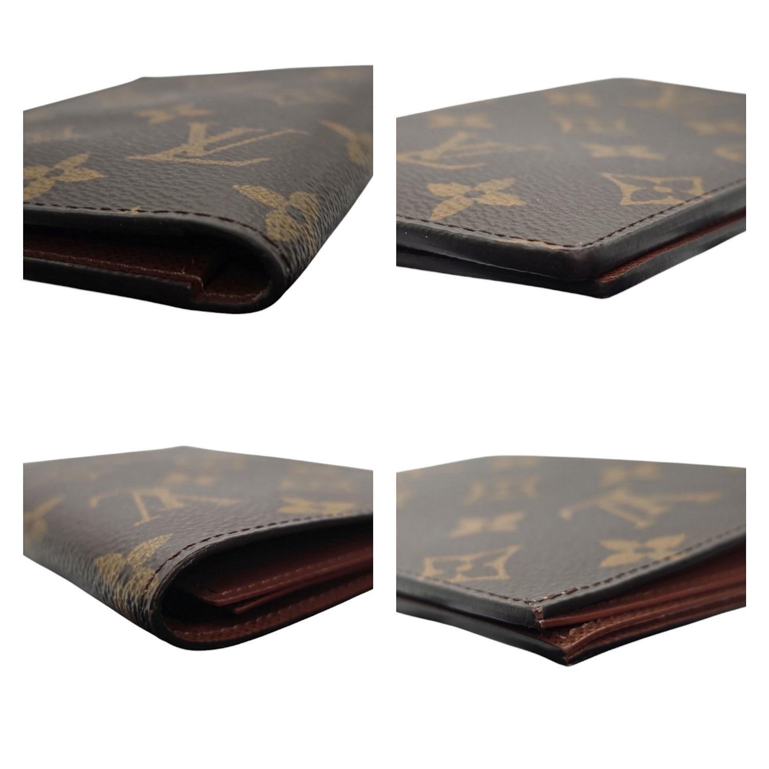 Funda de pasaporte de lona con monograma Louis Vuitton en venta 4