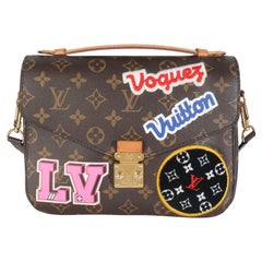 Louis Vuitton Monogram Canvas Patches Pochette Metis