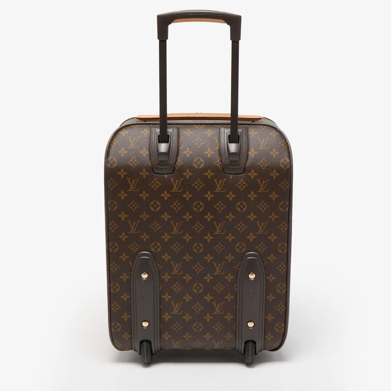 At Auction: A Louis Vuitton Monogram Pegase Suitcase.