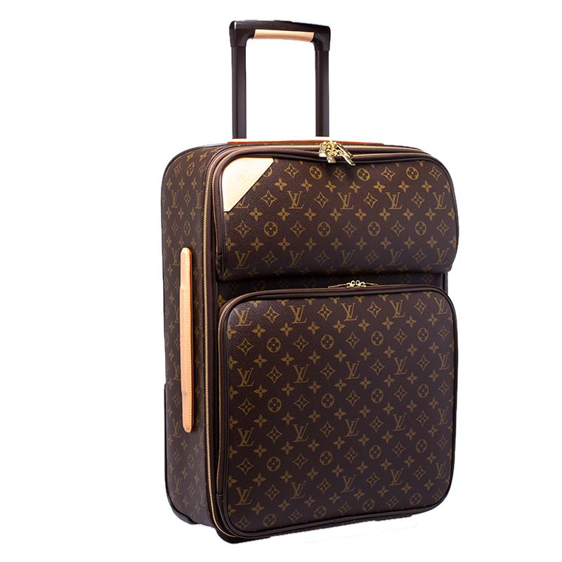 Black Louis Vuitton Monogram Canvas Pegase 55 Luggage