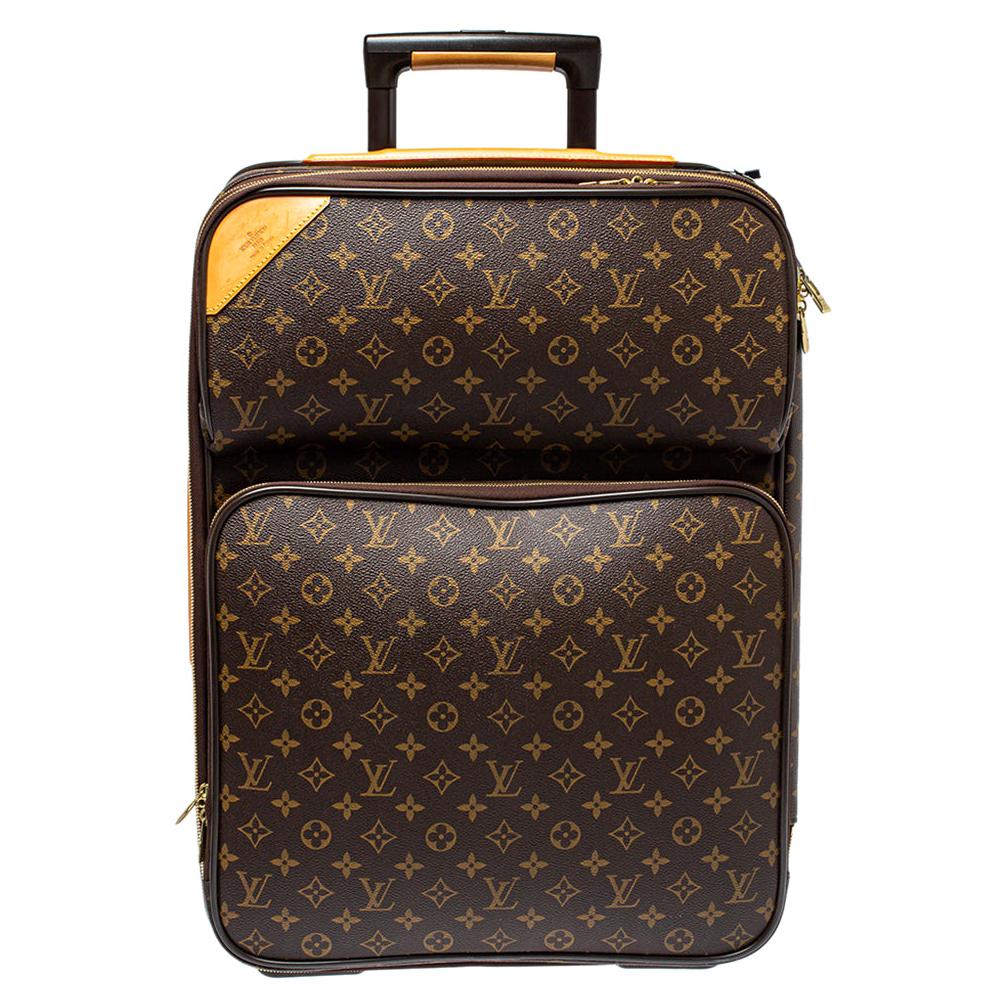 Louis Vuitton Monogram Canvas Pegase 55 Luggage