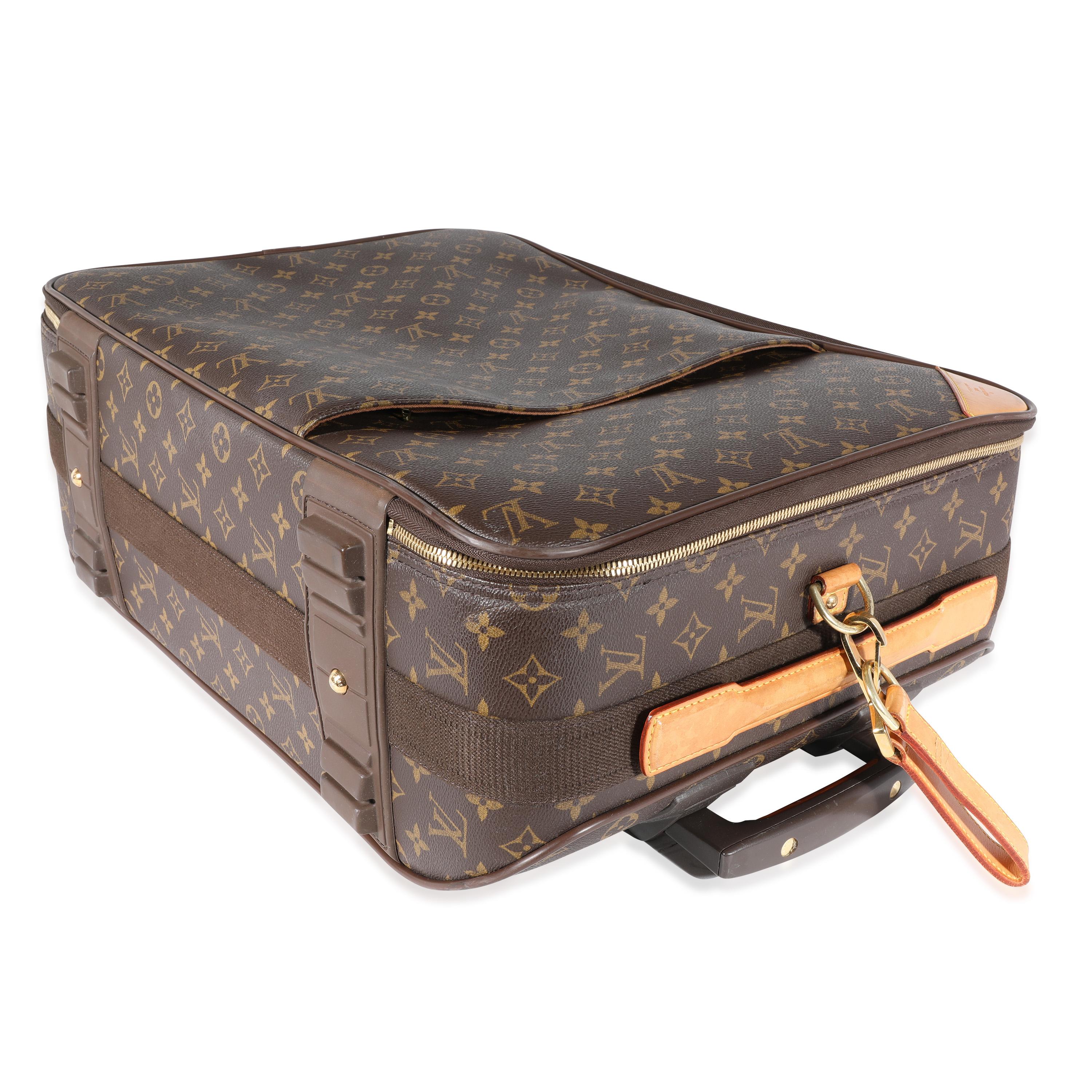 Louis Vuitton Monogram Canvas Pégase 55 Suitcase In Excellent Condition In New York, NY
