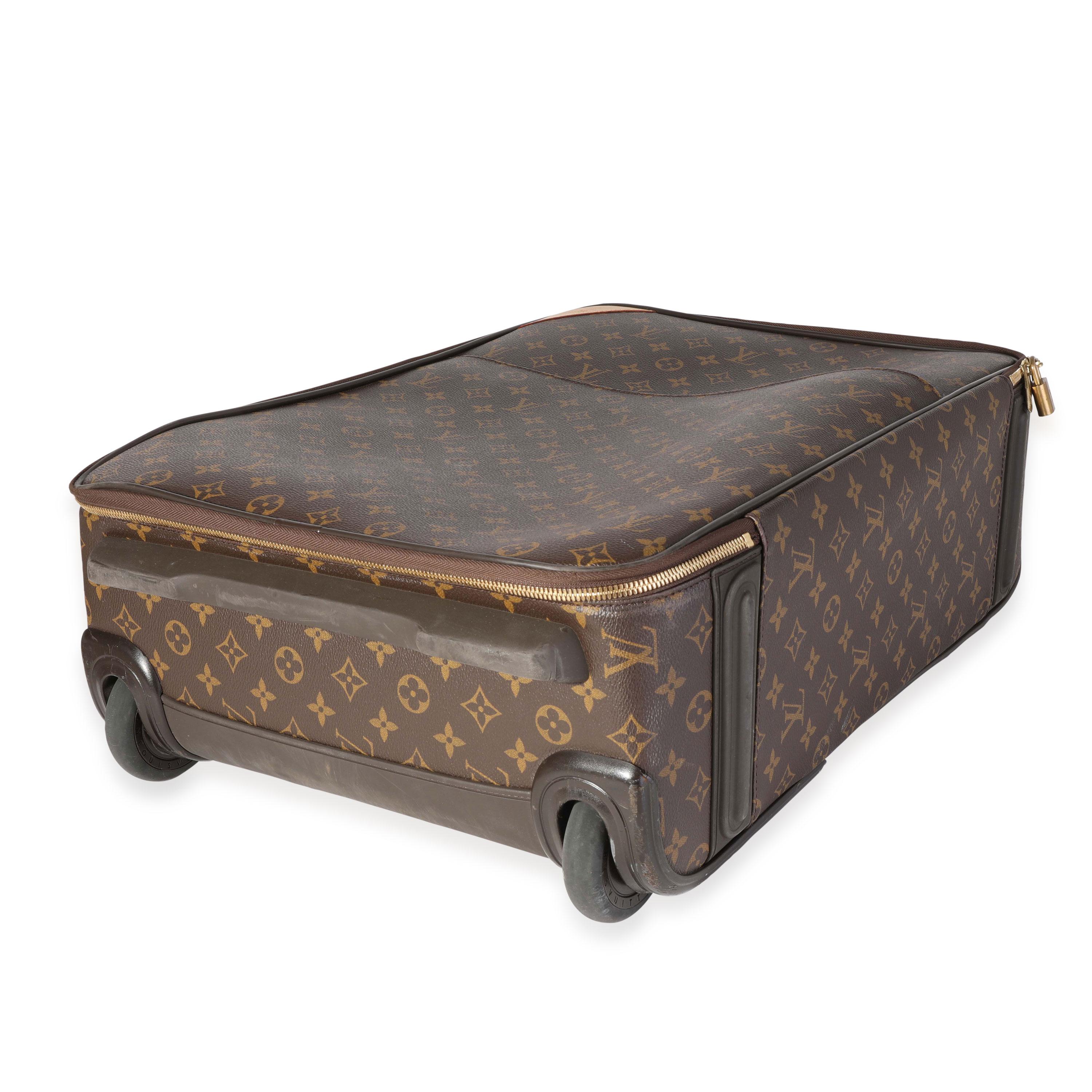 Brown Louis Vuitton Monogram Canvas Pégase 55 Suitcase