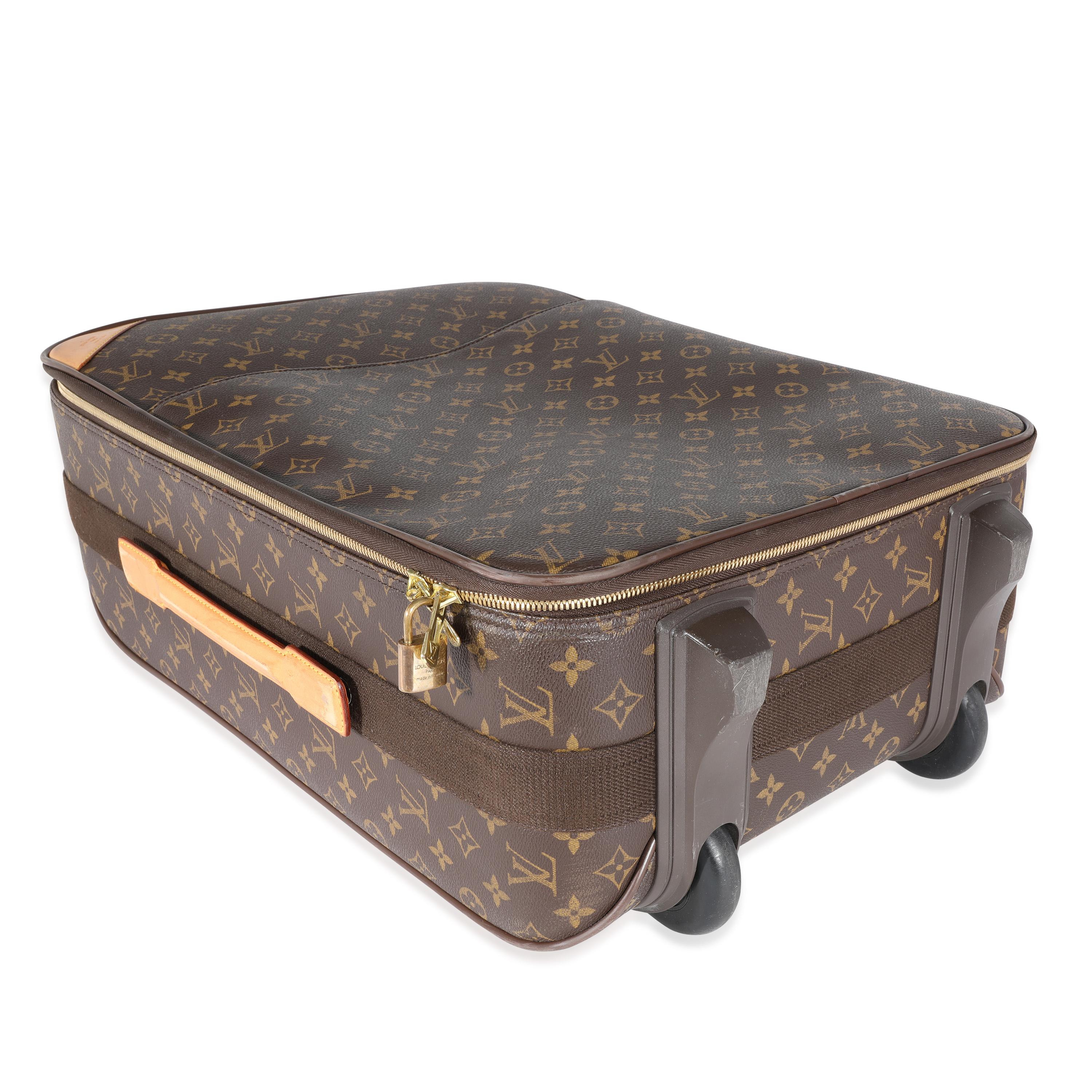 Women's or Men's Louis Vuitton Monogram Canvas Pégase 55 Suitcase