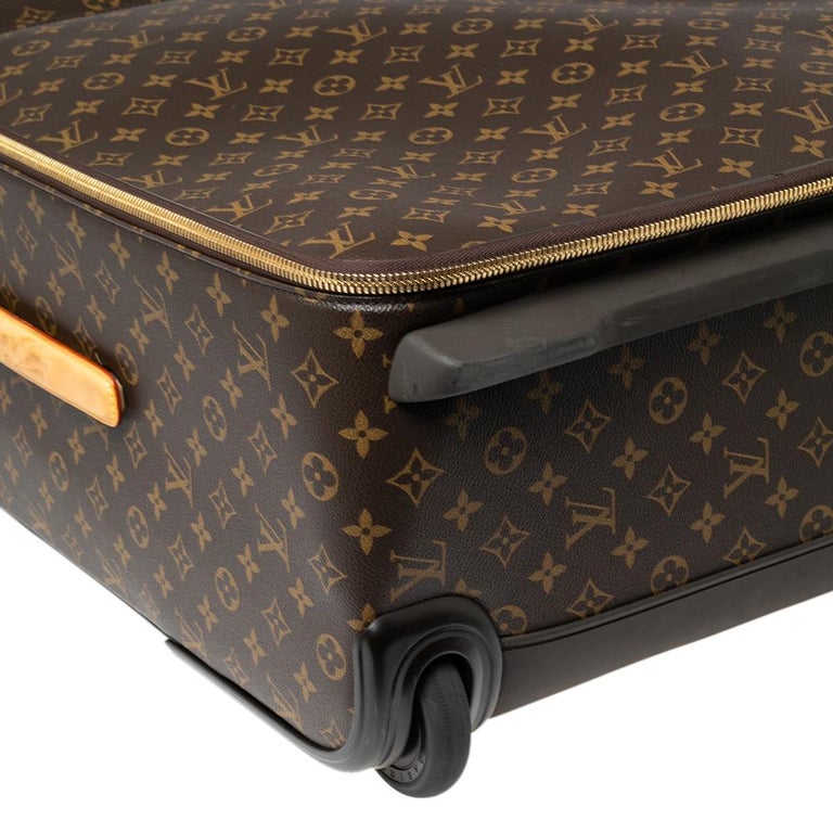 Louis Vuitton Pegase 70 Suitcase Bag Timeless Luggage Mono w/ Name Tag UEC  🩵