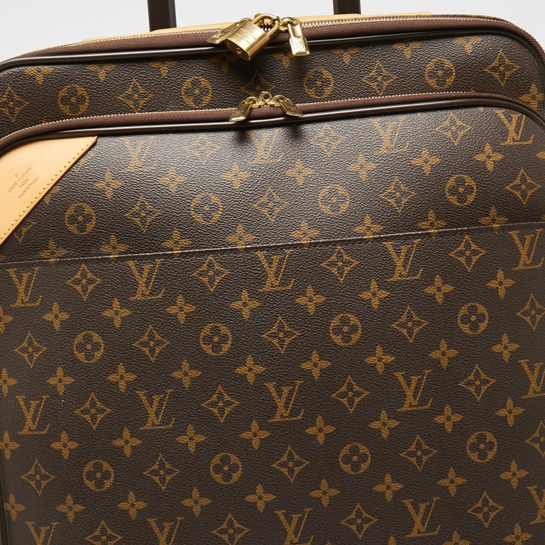 Louis Vuitton Monogram Canvas Pegase Legere 55 Luggage at 1stDibs
