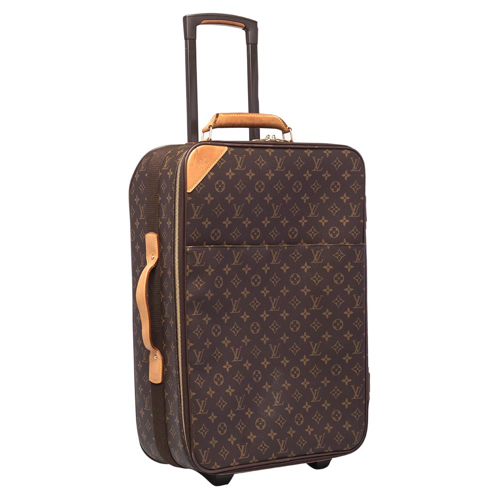 Black Louis Vuitton Monogram Canvas Pegase Light 55 Luggage