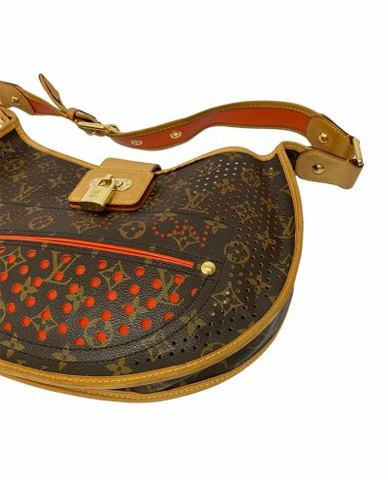 Louis Vuitton Monogram Canvas Perforated Shoulder Bag  In Good Condition In Torre Del Greco, IT