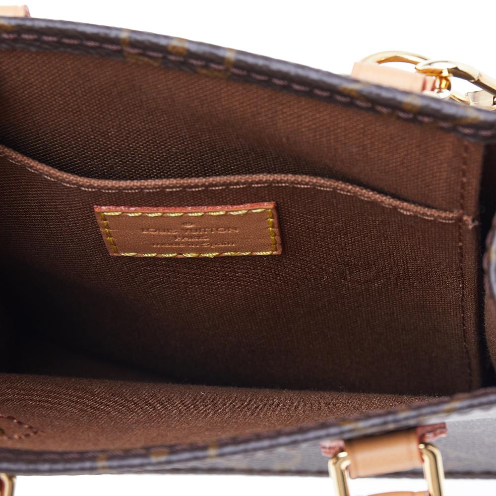 Women's Louis Vuitton Monogram Canvas Petit Sac Plat Bag