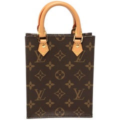 Louis Vuitton Monogram Canvas Petit Sac Plat Bag