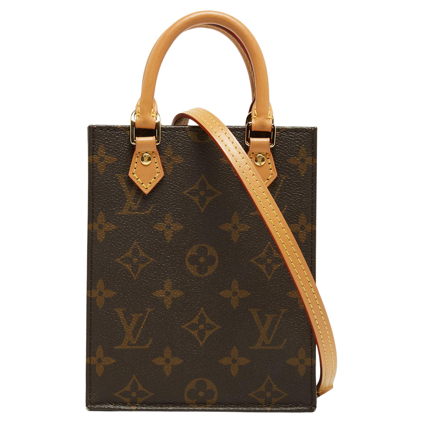Louis Vuitton Monogram Canvas Petit Sac Plat Bag