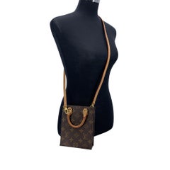 Louis Vuitton Monogram Canvas Petit Sac Plat Handbag Crossbody Bag