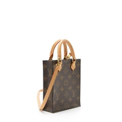 Louis Vuitton Monogram Canvas Petit Sac Plat Shoulder Bag