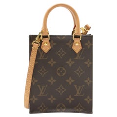 Louis Vuitton Monogram Canvas Petit Sac Plat Shoulder Bag