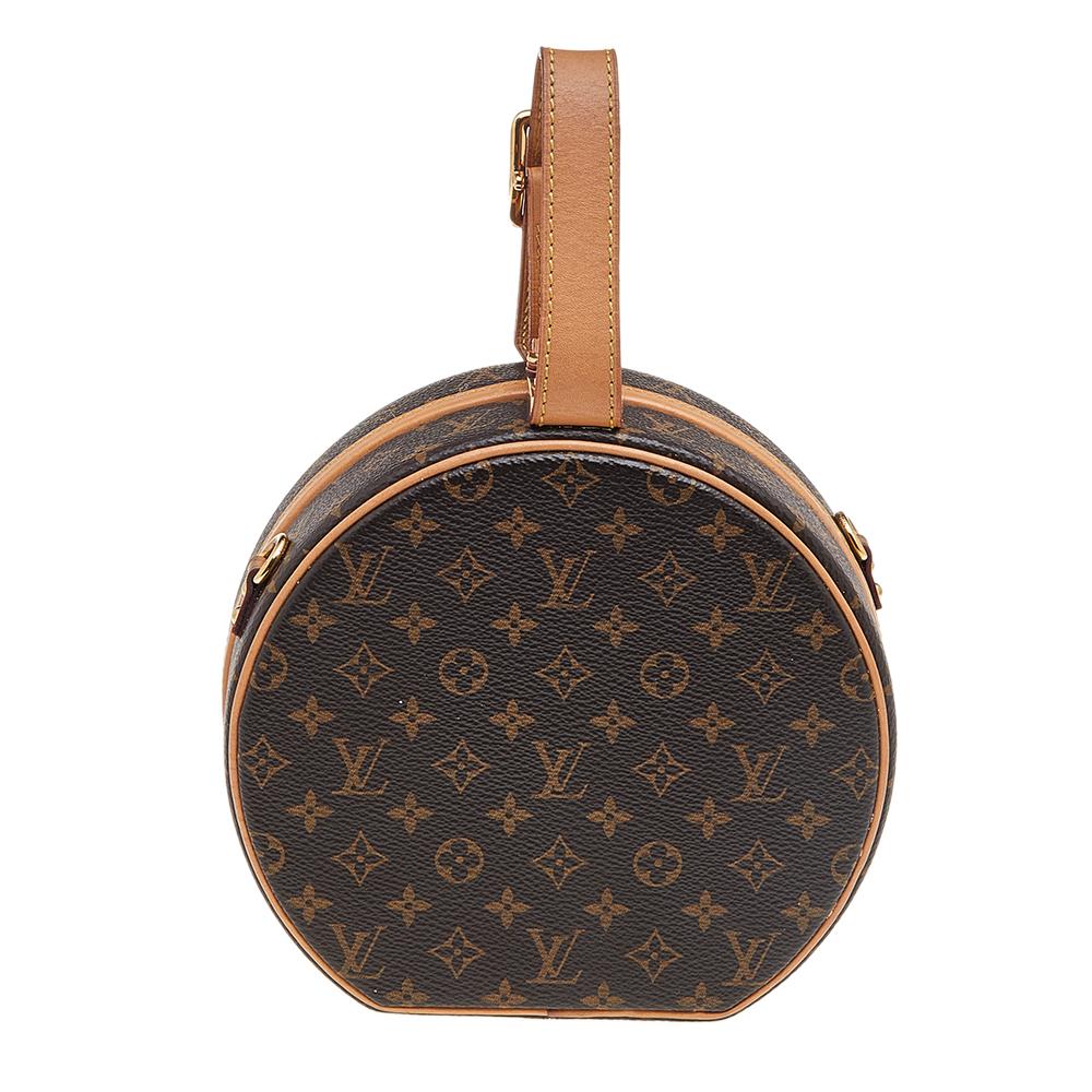 Louis Vuitton Monogram Canvas Petite Boite Chapeau Bag 9