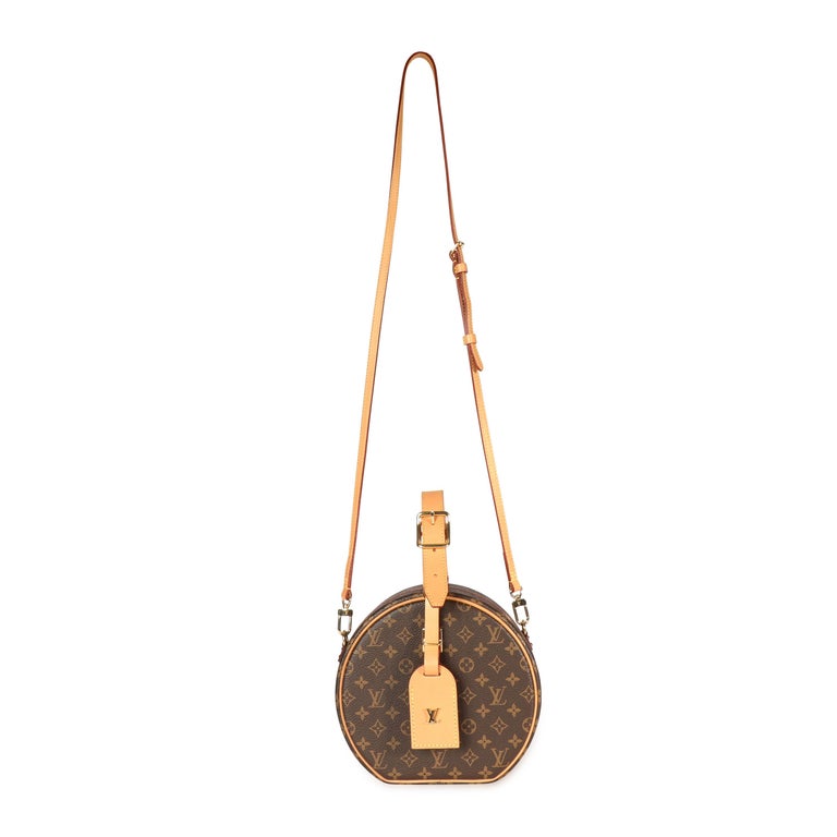 Louis Vuitton Monogram Canvas Petite Boite Chapeau Bag For Sale at