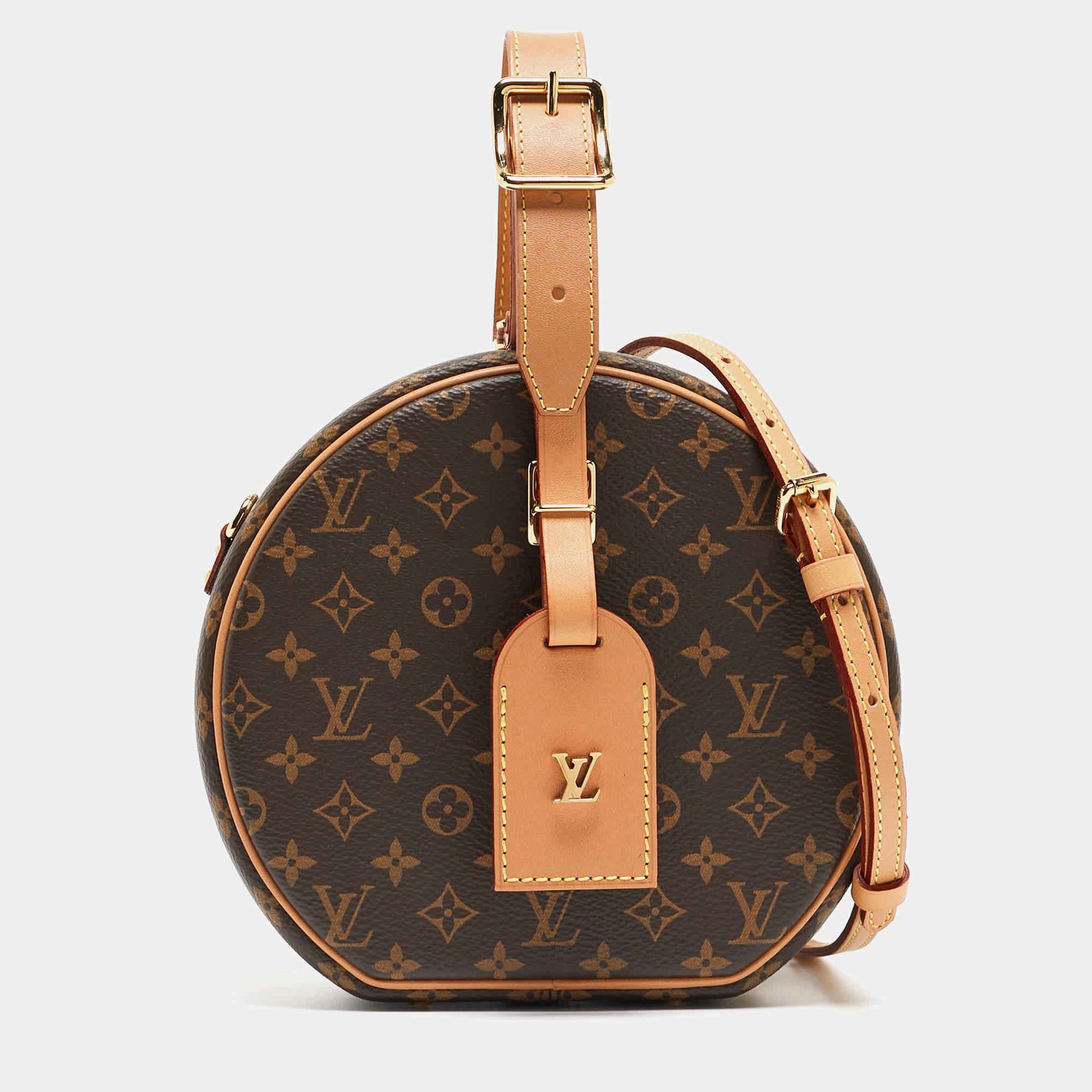 Louis Vuitton Monogram Canvas Petite Boite Chapeau-Tasche mit Monogramm Damen