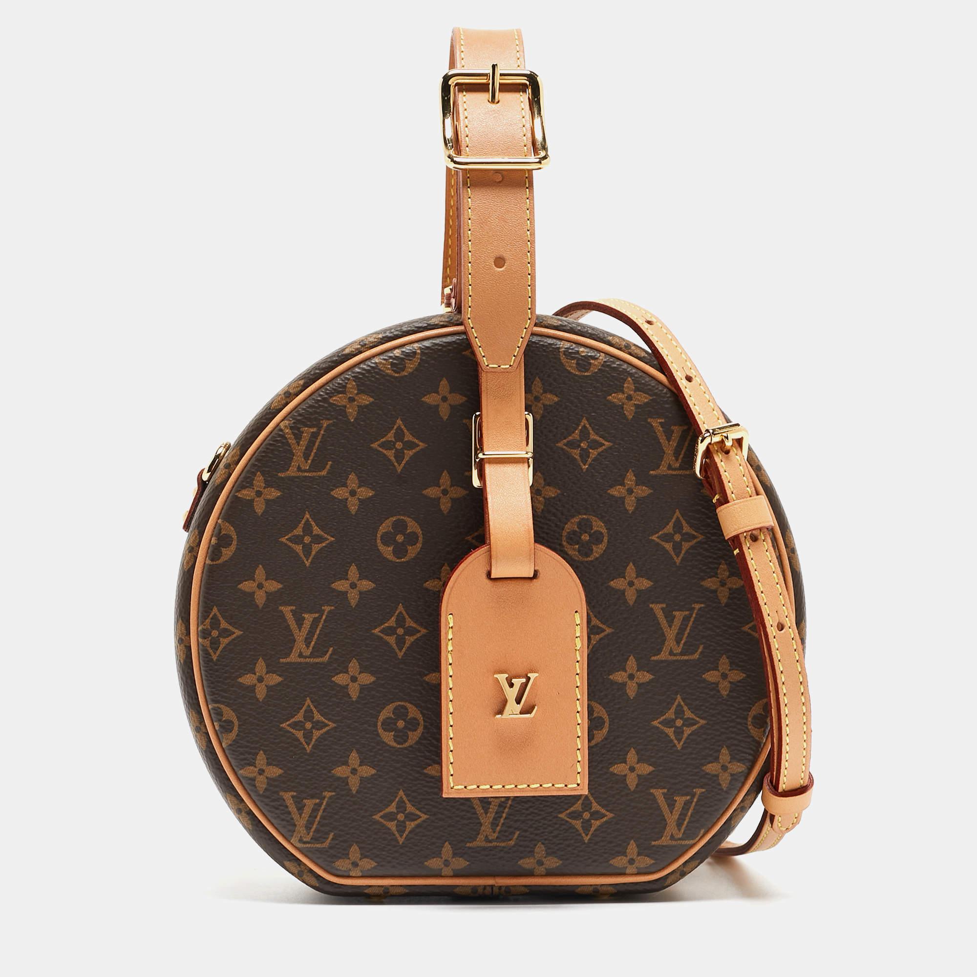 Women's Louis Vuitton Monogram Canvas Petite Boite Chapeau Bag