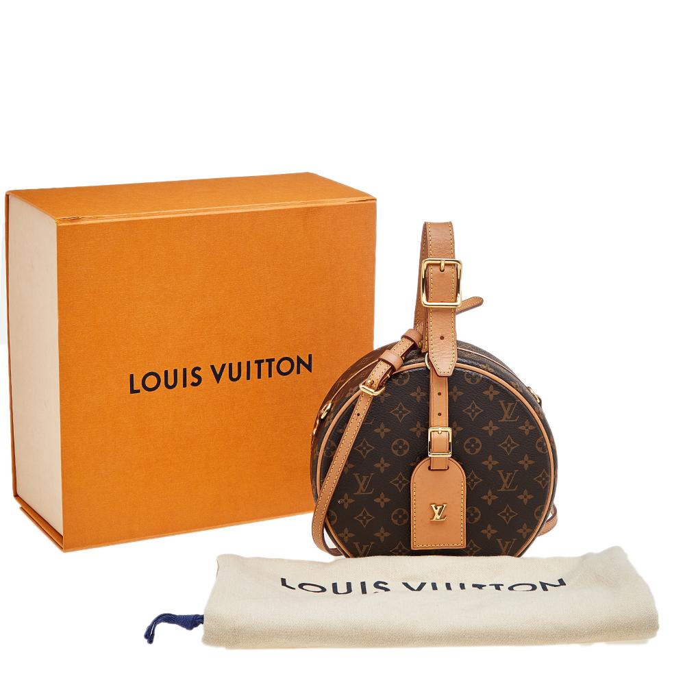 Black Louis Vuitton Monogram Canvas Petite Boite Chapeau Bag