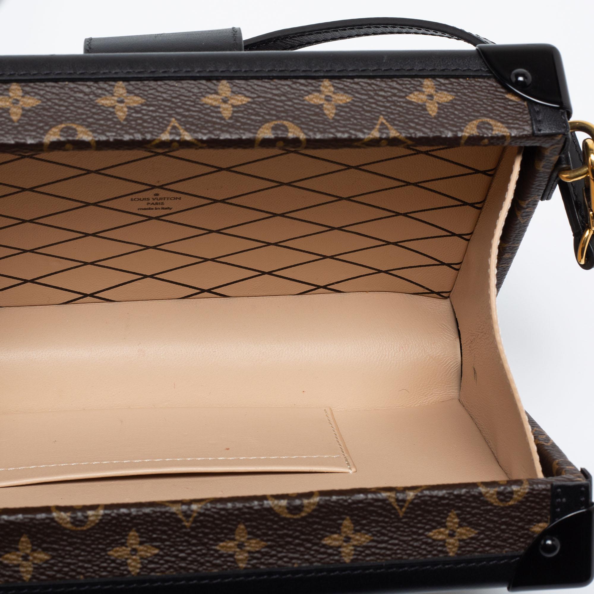 Louis Vuitton Monogram Canvas Petite Malle Bag 2