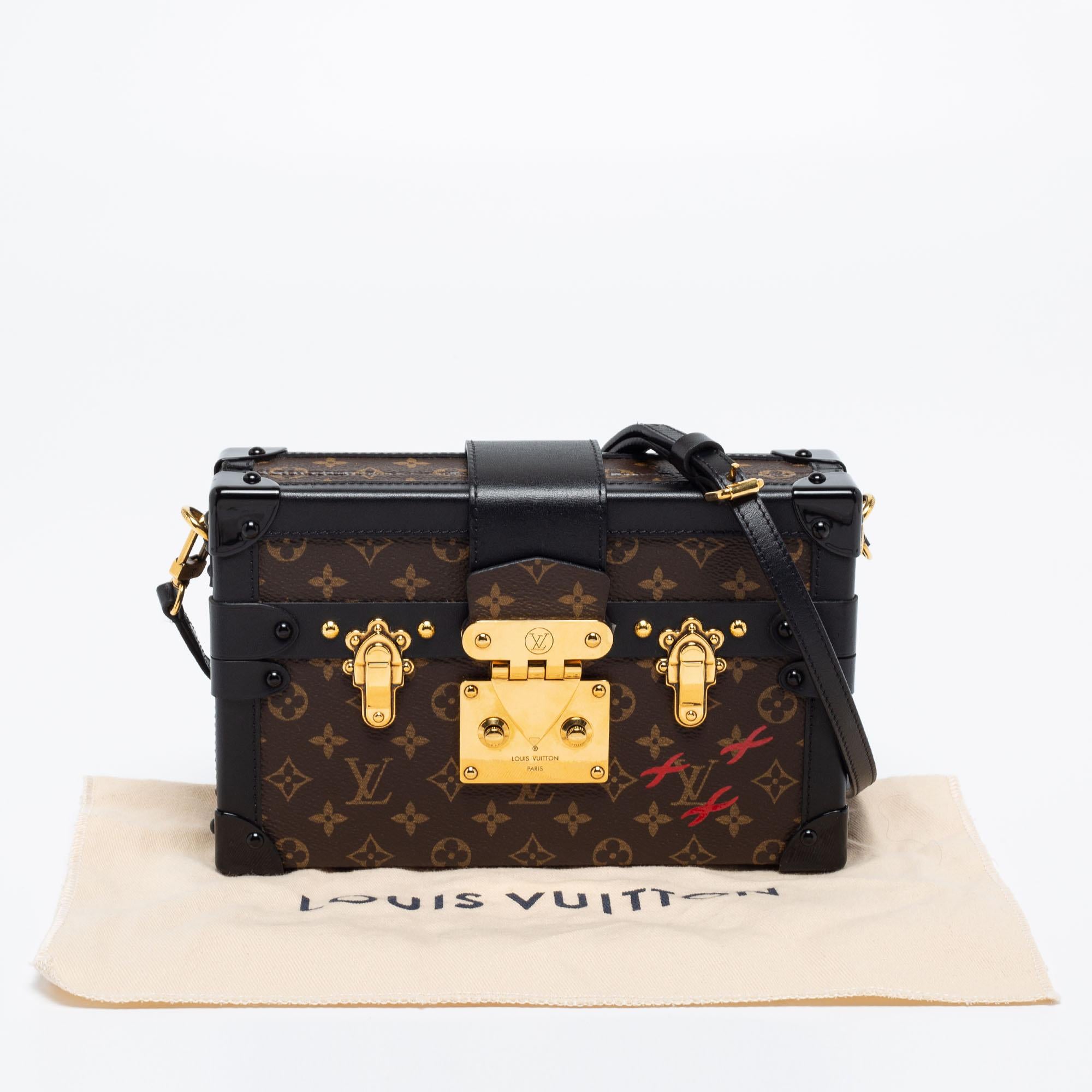 Louis Vuitton Monogram Canvas Petite Malle Bag 5