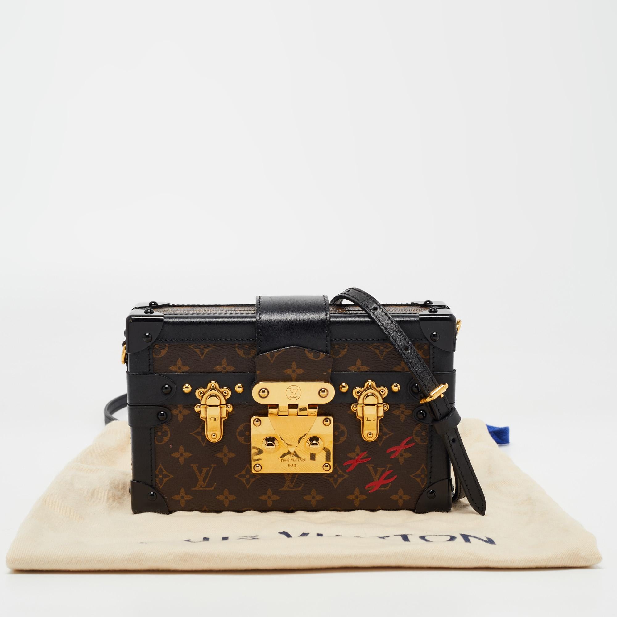 Louis Vuitton Monogram Canvas Petite Malle Bag 10
