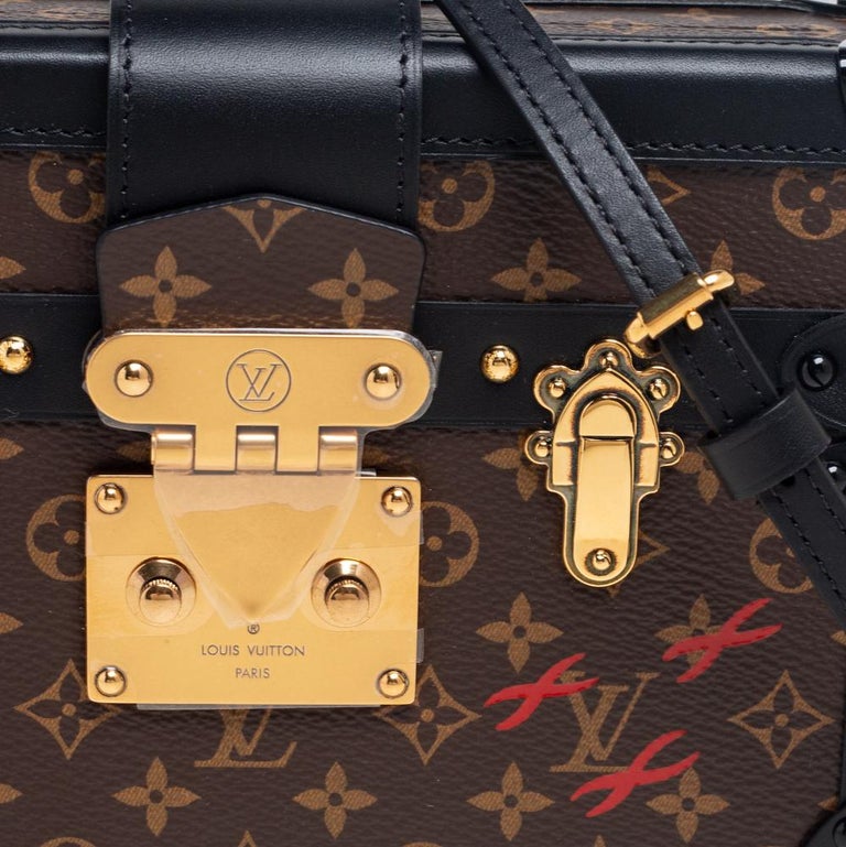 Louis Vuitton Petite Malle Handbag Monogram Canvas at 1stDibs