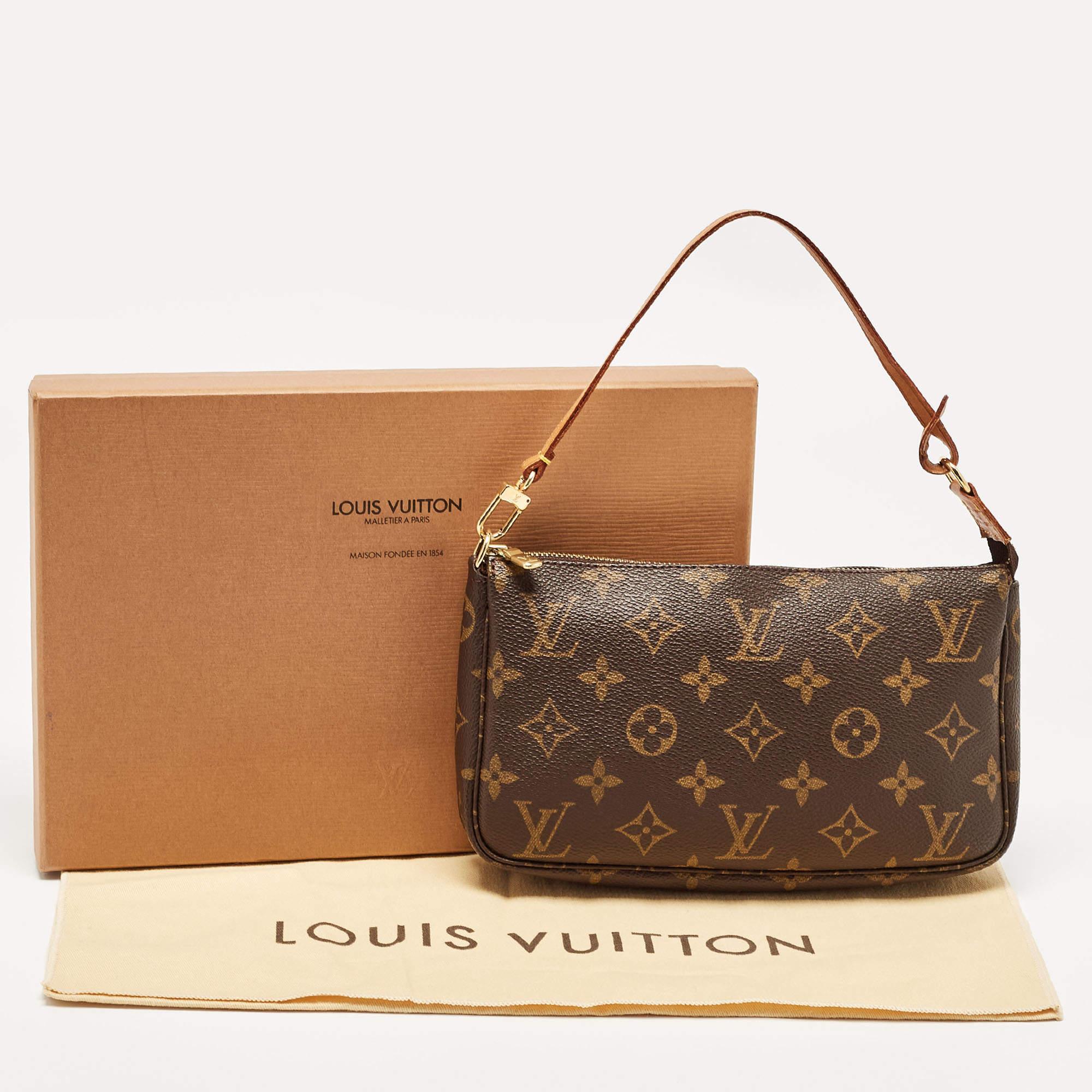  Louis Vuitton - Accessoires de pochette en toile avec monogramme Pour femmes 