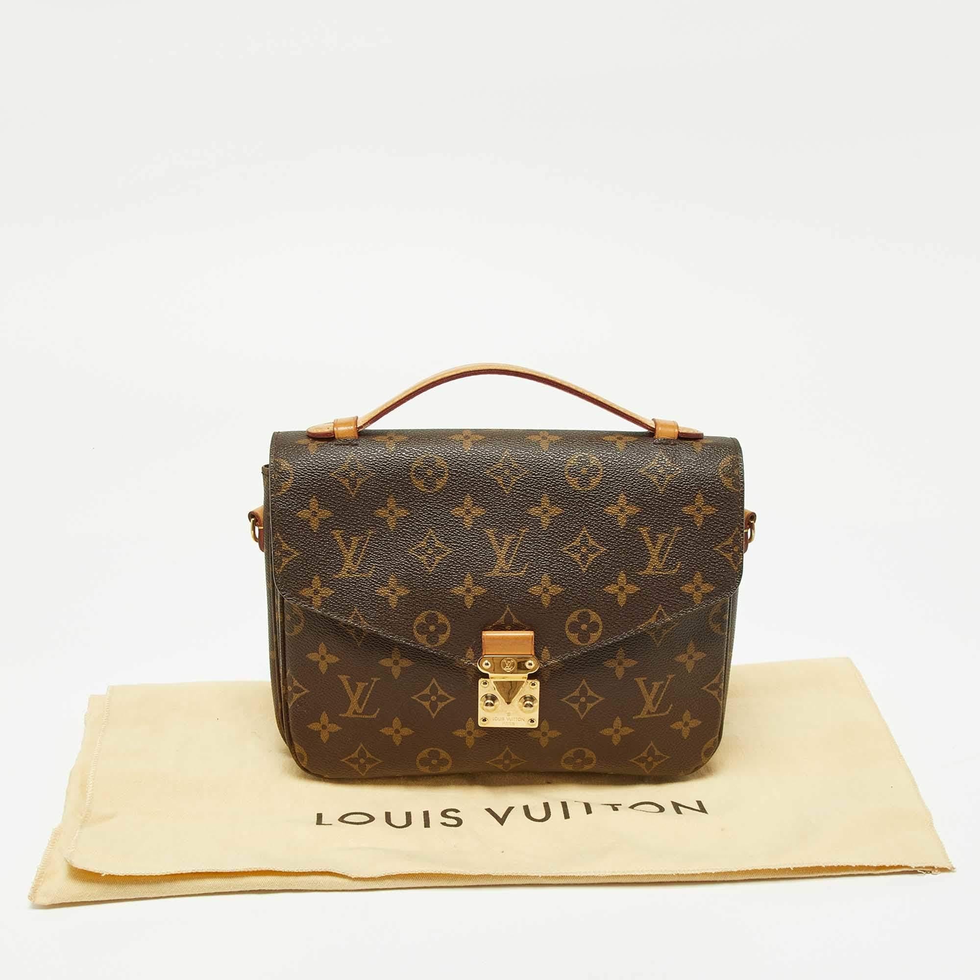 Louis Vuitton Monogram Canvas Pochette Metis Bag 7